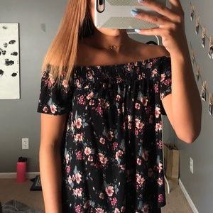 American Eagle Soft & Sexy off-the-shoulder tee